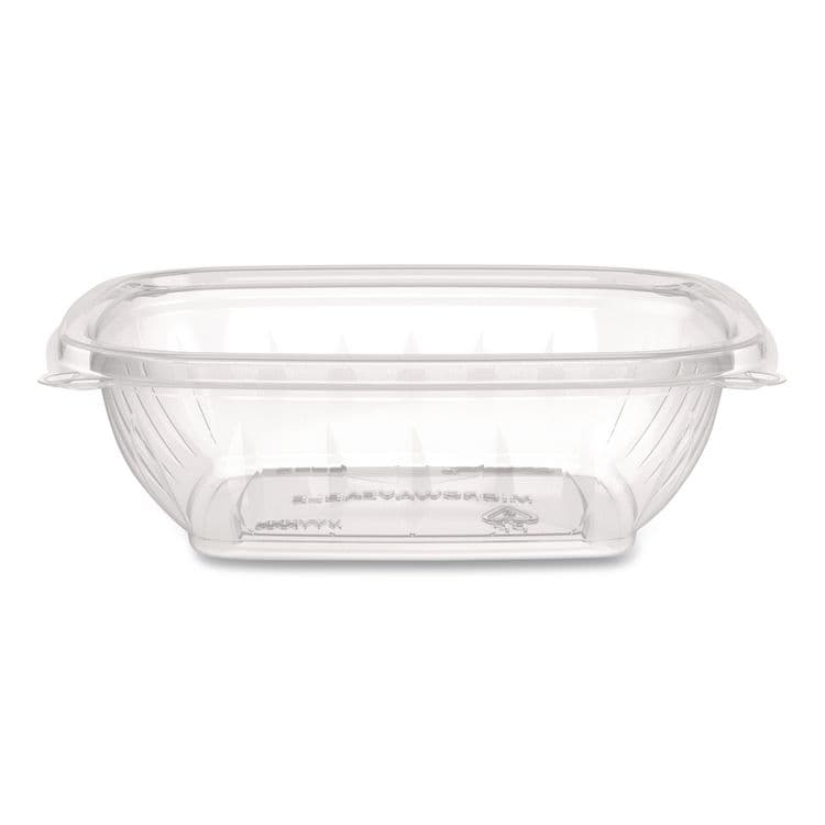 DART Square Plastic Bowls, 8 oz, 8.5 x 8.5 x 1.51, Clear, Plastic, 63 Bowls/Sleeve, 8 Sleeves/Carton (DCCC8SB)