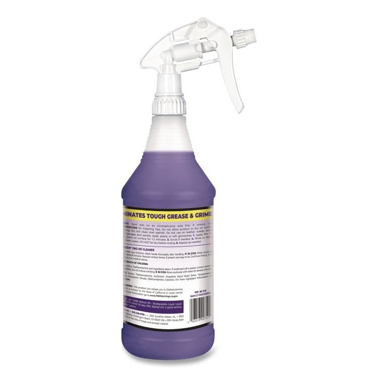 SUNSHINE MAKERS, . Pro HD Cleaner Ready-To-Use, 32 oz Spray Bottle, 12/Carton (SMP2103032) thumbnail 2