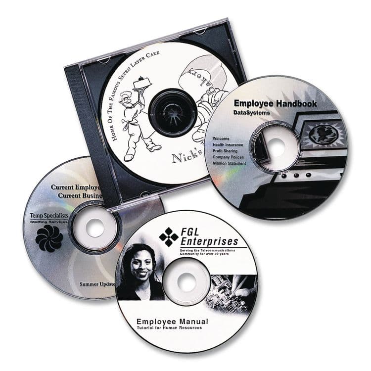 AVERY PRODUCTS CORPORATION Laser CD Labels, Matte White, 100/Pack (AVE5698) thumbnail 4