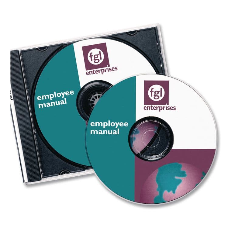 AVERY PRODUCTS CORPORATION Laser CD Labels, Matte White, 30/Pack (AVE6692) thumbnail 2