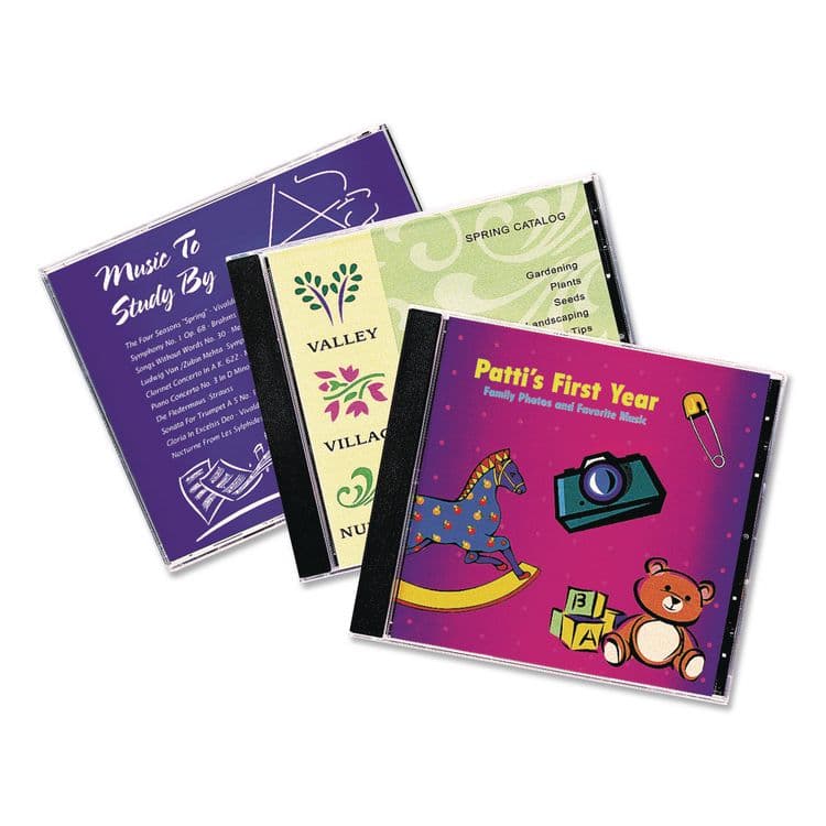 AVERY PRODUCTS CORPORATION Inkjet CD/DVD Jewel Case Inserts, Matte White, 20/Pack (AVE8693) thumbnail 2