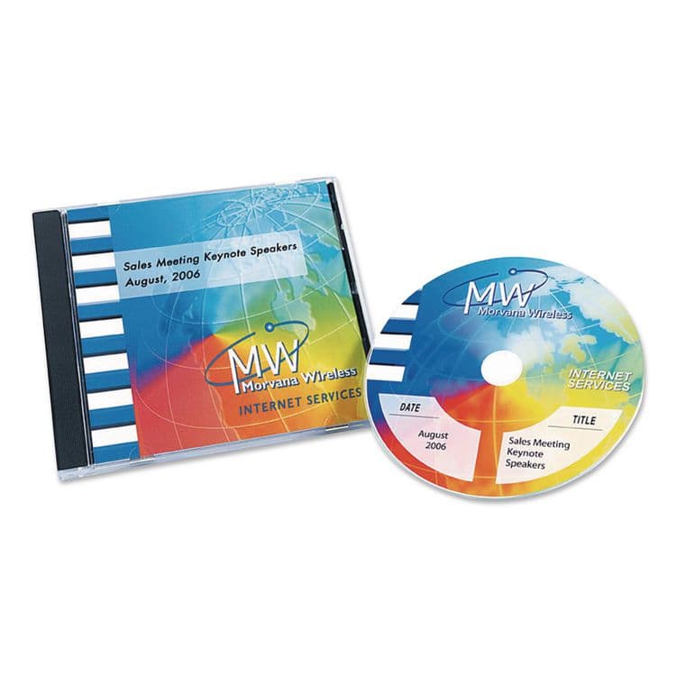 AVERY PRODUCTS CORPORATION Full Face CD Labels, Matte White, 40/Pack (AVE8960) thumbnail 3