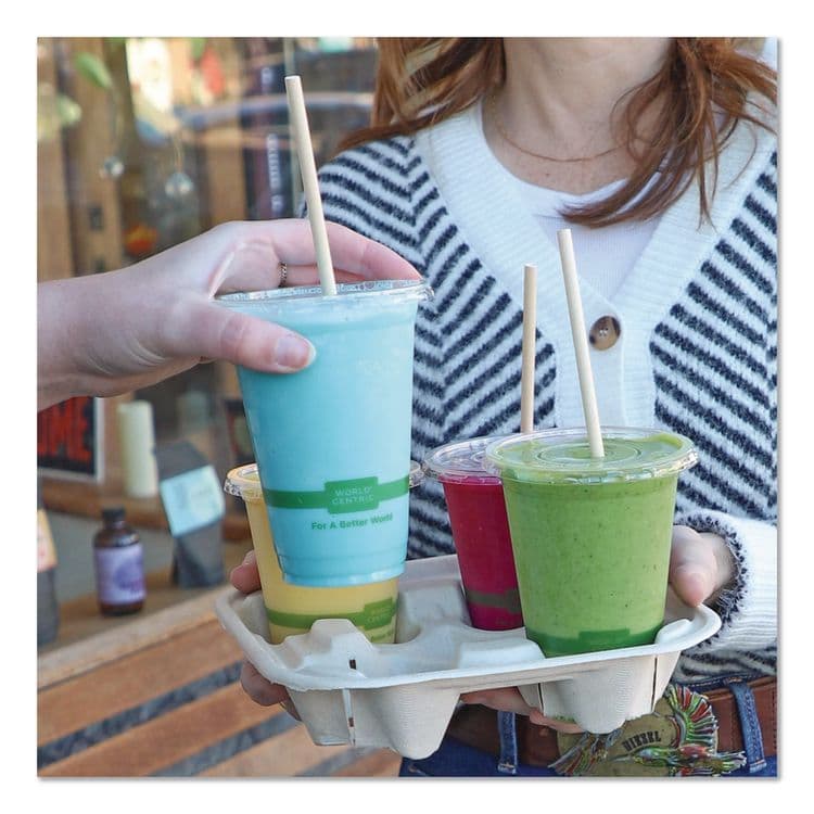 WORLD CENTRIC PLA Clear Cold Cups, 16 oz, Plastic, Clear, 1,000/Carton (WORCPCS16) thumbnail 2