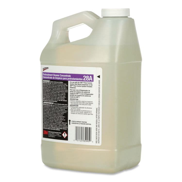 3M/COMMERCIAL TAPE DIV. Scotchgard Pretreatment Cleaner Concentrate 28A, 0.5 gal Bottle, 4/Carton (MMM28A) thumbnail 3