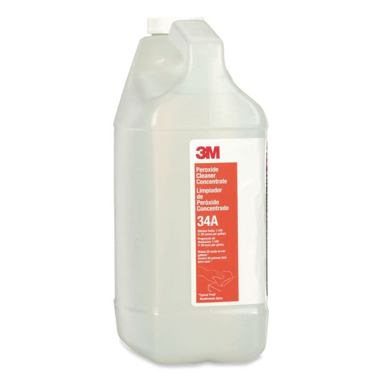 3M/COMMERCIAL TAPE DIV. Peroxide Cleaner Concentrate, 0.5 gal, 4/Carton (MMM34A) thumbnail 3