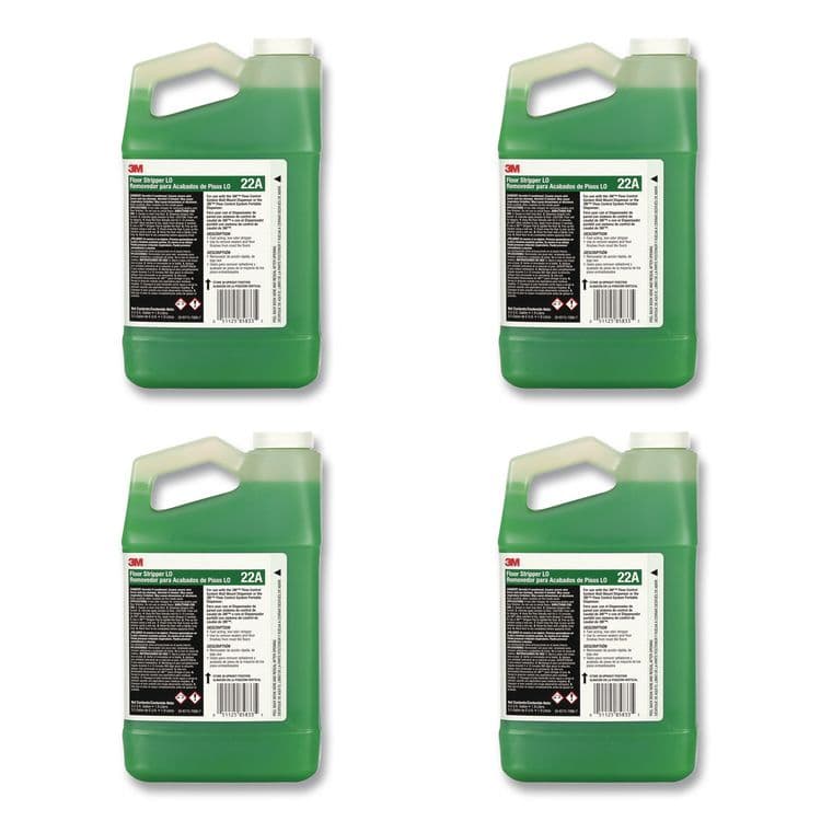 3M/COMMERCIAL TAPE DIV. Floor Stripper LO Concentrate 22A, 0.5 gal Bottle, 4/Carton (MMM22A)