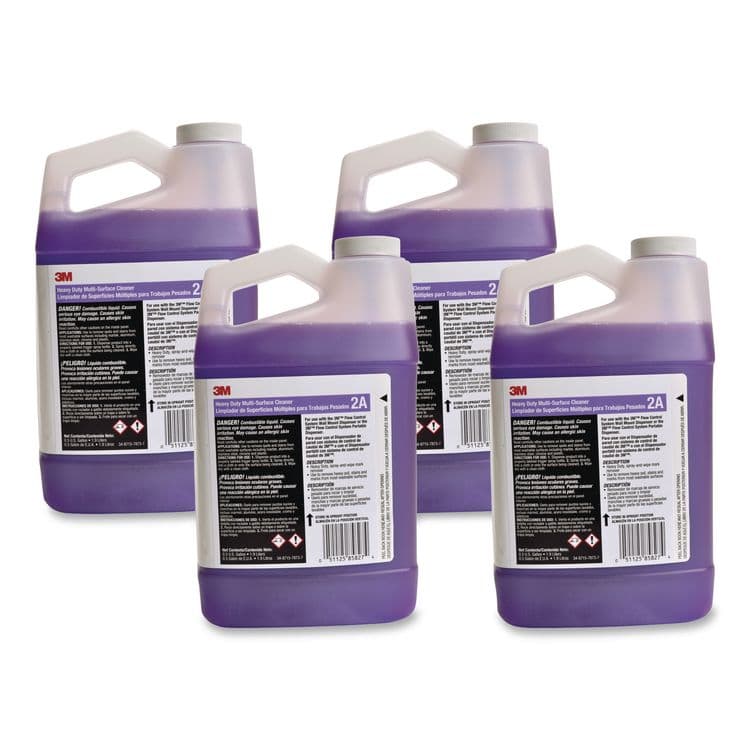 3M/COMMERCIAL TAPE DIV. Heavy-Duty Multi-Surface Cleaner Concentrate, Citrus, 0.5 gal Bottle, 4/Carton (MMM2A)