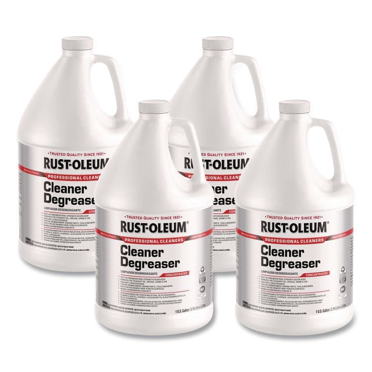 RUST-OLEUM CORPORATION Professional Cleaner Degreaser Concentrated, 1 gal Bottle, 4/Carton (RST352261)