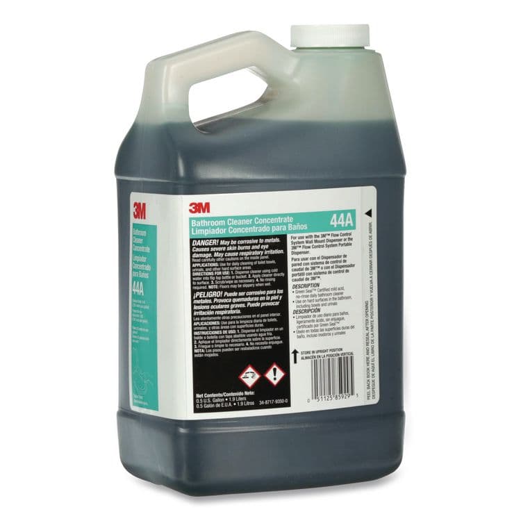 3M/COMMERCIAL TAPE DIV. Bathroom Cleaner Concentrate 44A, Pleasant Scent, 0.5 gal Bottle, 4/Carton (MMM44A) thumbnail 3