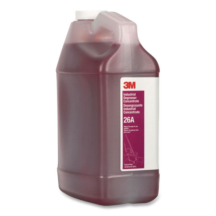 3M/COMMERCIAL TAPE DIV. Industrial Degreaser Concentrate 26A, 0.5 gal Bottle, 4/Carton (MMM26A) thumbnail 4