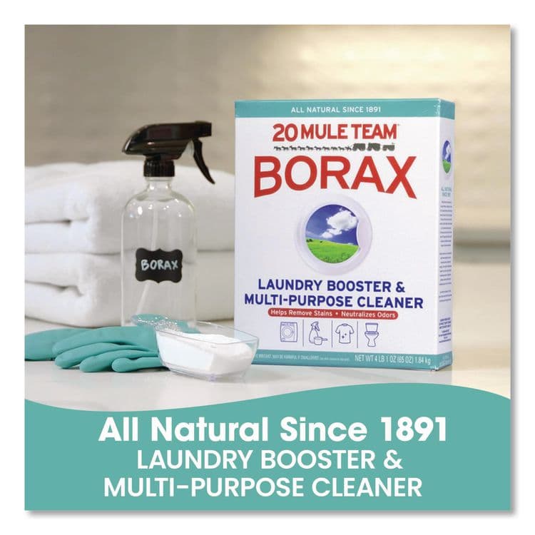 DIAL PROFESSIONAL 20 Mule Team Borax All Laundry Booster, Powder, 4 lb Box, 6 Boxes/Carton (DIA00201) thumbnail 3