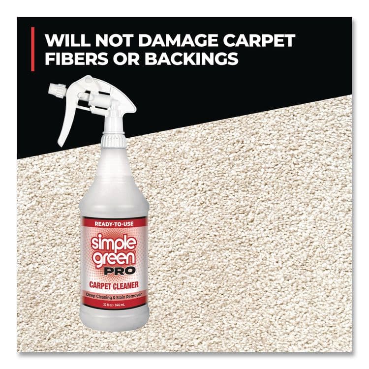 SUNSHINE MAKERS, . Pro Carpet Cleaner Ready-To-Use, 32 oz Spray Bottle, 12/Carton (SMP0506032) thumbnail 4