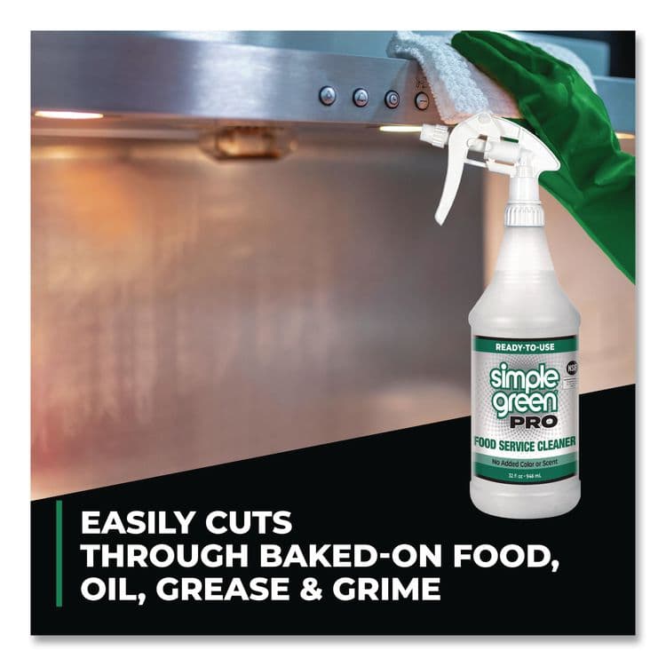 SUNSHINE MAKERS, . Pro Food Service Cleaner Ready-To-Use, 32 oz Spray Bottle, 12/Carton (SMP0601032) thumbnail 4