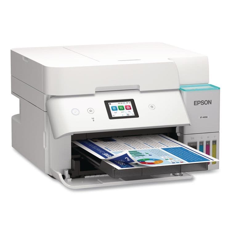 EPSON AMERICA, . EcoTank ET-4958 Wireless AIO Color Supertank Printer, Copy/Fax/Print/Scan (EPSC11CL40203) thumbnail 2