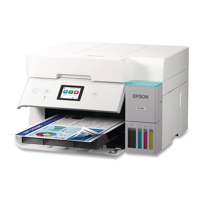 EPSON AMERICA, . EcoTank ET-4958 Wireless AIO Color Supertank Printer, Copy/Fax/Print/Scan (EPSC11CL40203) thumbnail 3