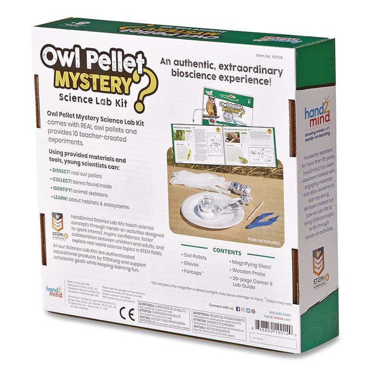 LEARNING RESOURCES Owl Pellet Mystery Science Lab Kit, Grades 3 to 8 (HDM90738) thumbnail 4