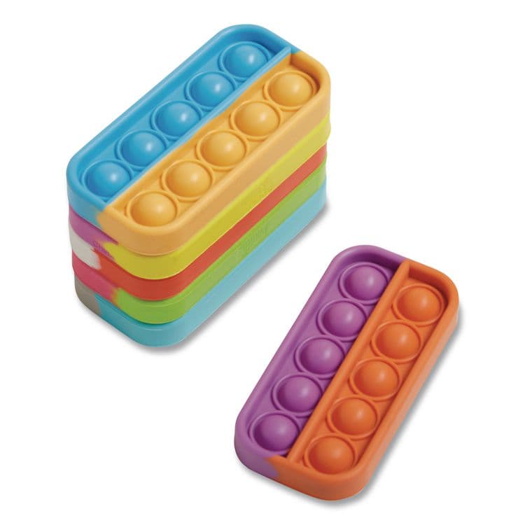 LEARNING RESOURCES Ten-Frame Sensory Bubble Poppers, Pre-K to K, 6 Pieces (HDM95439) thumbnail 3