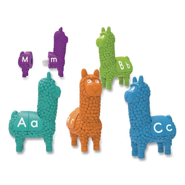 LEARNING RESOURCES Snap-n-Learn Letter Llamas, Pre-K, 26 Pieces (LRNLER6713) thumbnail 3