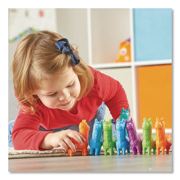 LEARNING RESOURCES Snap-n-Learn Letter Llamas, Pre-K, 26 Pieces (LRNLER6713) thumbnail 4