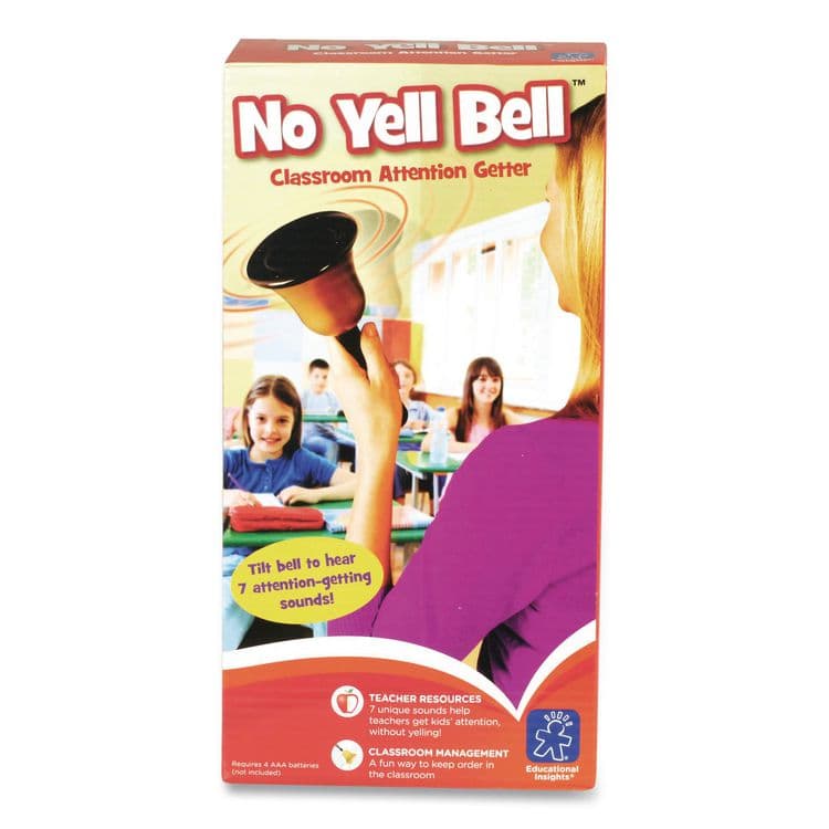 EDUCATIONAL INSIGHTS, No Yell Bell, Matte Gold (EII1250)