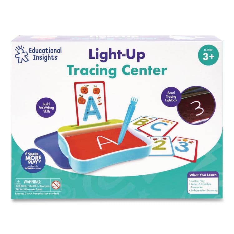 EDUCATIONAL INSIGHTS, Light-Up Tracing Center, Pre-K to K (EII1699) thumbnail 2