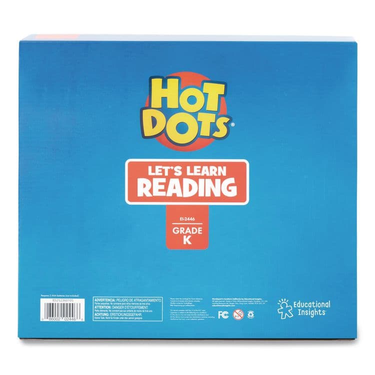 EDUCATIONAL INSIGHTS, Hot Dots Let's Learn Kindergarten Reading, Grade K, 50 Pages (EII2446) thumbnail 2