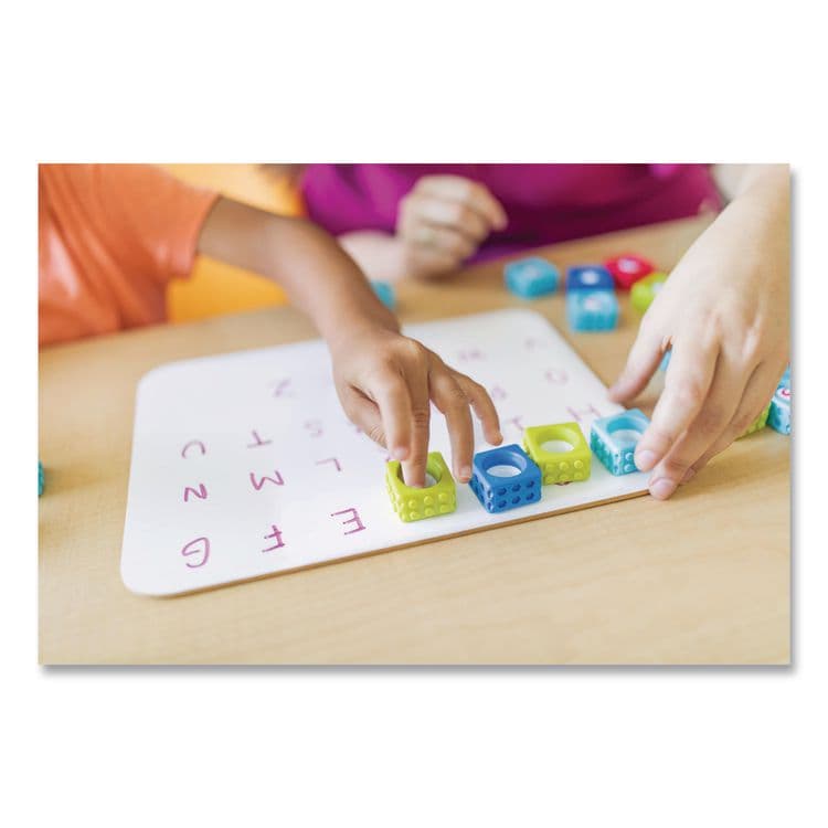 EDUCATIONAL INSIGHTS, Alphabet BubbleBrix. Ages 3 to 7, Plastic, Assorted Colors, 42 Pieces (EII2598) thumbnail 4