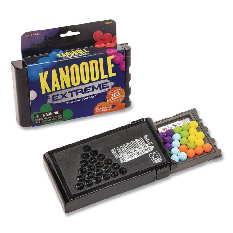 EDUCATIONAL INSIGHTS, Kanoodle Extreme Game, Ages 8 and Up, 12 Pieces (EII3023)