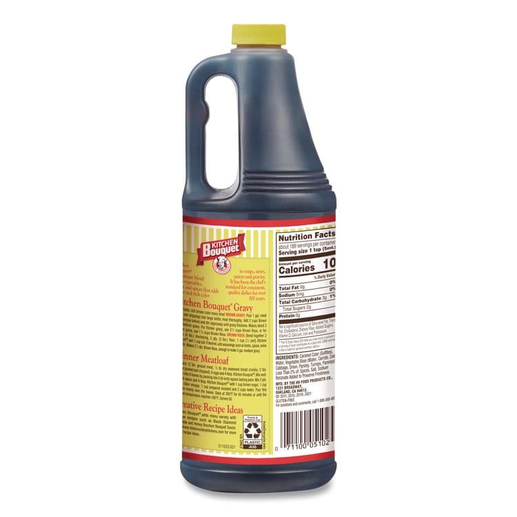 HV FOOD PRODUCTS CO. Browning and Seasoning Sauce, Savory, 32 oz Bottle, 12/Carton (CLO05102CT) thumbnail 3