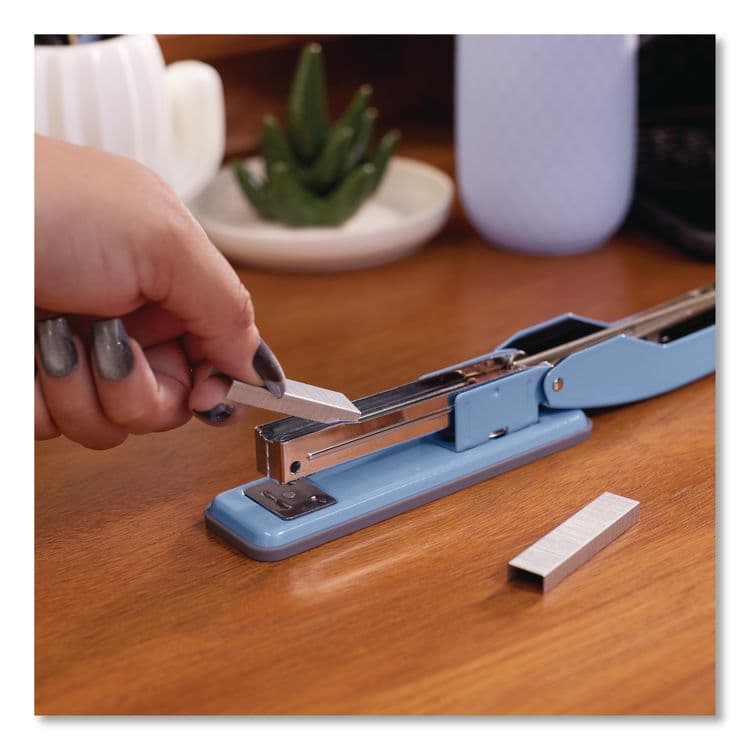 ACCO BRANDS, . Cub Compact Metal Staplers, 20 Sheet Capacity, Electric Blue (SWI1069) thumbnail 3