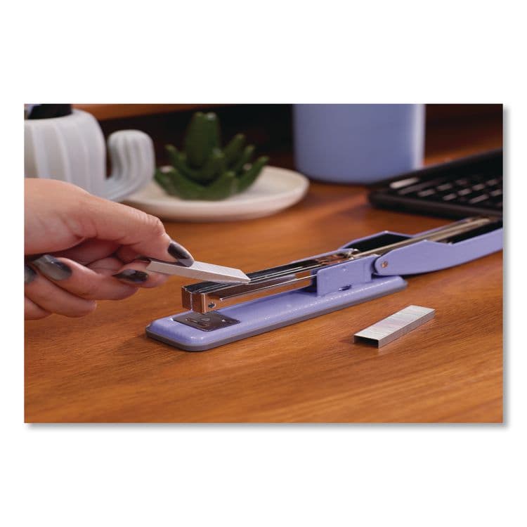 ACCO BRANDS, . Cub Compact Metal Staplers, 20 Sheet Capacity, Periwinkle (SWI1071) thumbnail 3