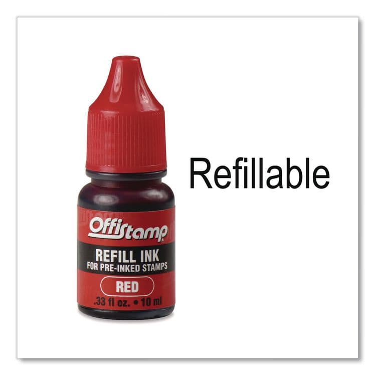 MARKING PRODUCTS, Pre-Inked Message Stamp, PAST DUE, 1.63" x 0.38", Red Ink (MKG34526) thumbnail 4