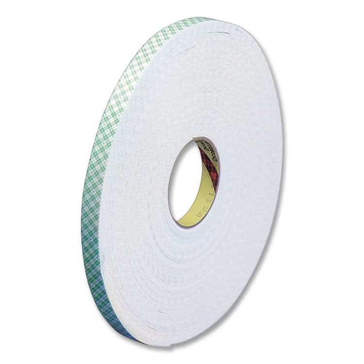 3M/COMMERCIAL TAPE DIV. 4016 Double Coated Urethane Foam Tape, 0.38" x 36 yds, White (MMM4016) thumbnail 2
