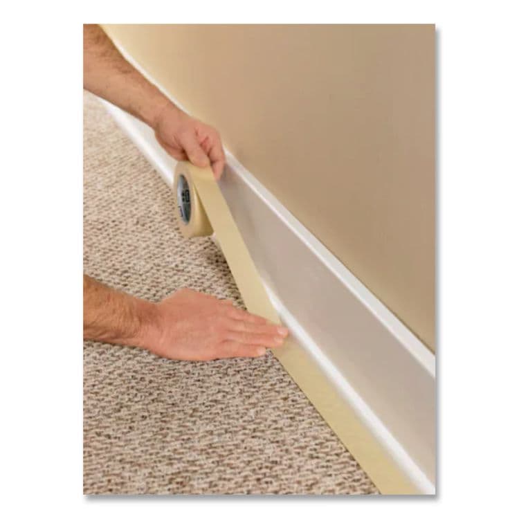 3M/COMMERCIAL TAPE DIV. Greener Masking Tape 2050, 3" Core, 0.94" x 60 yds, Beige (MMM205024A) thumbnail 3