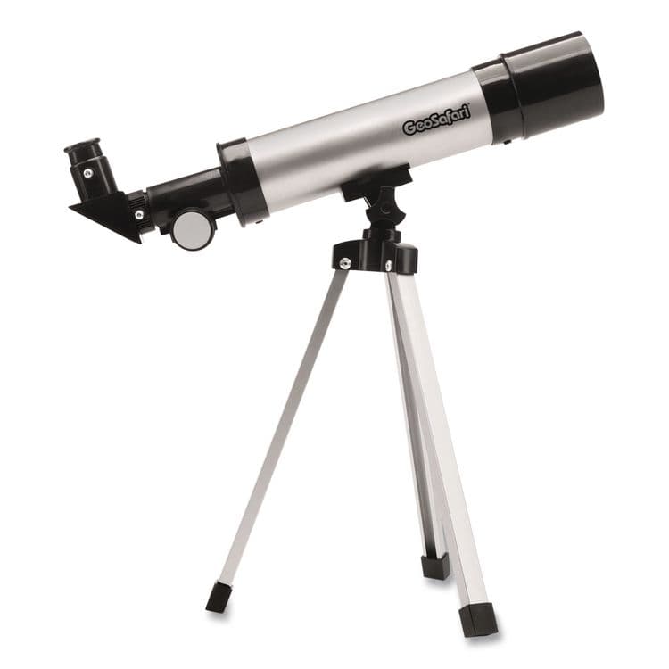 EDUCATIONAL INSIGHTS, GeoSafari Vega 360 Telescope, 2 Elements, 18x to 67x Magnification, 50 mm Aperture, 360 mm Focal Length, White (EII5304)