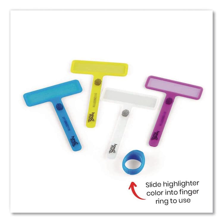 LEARNING RESOURCES FingerFocus Highlighter, Grades Pre-K to 5, 30 Pieces (HDM91496) thumbnail 2