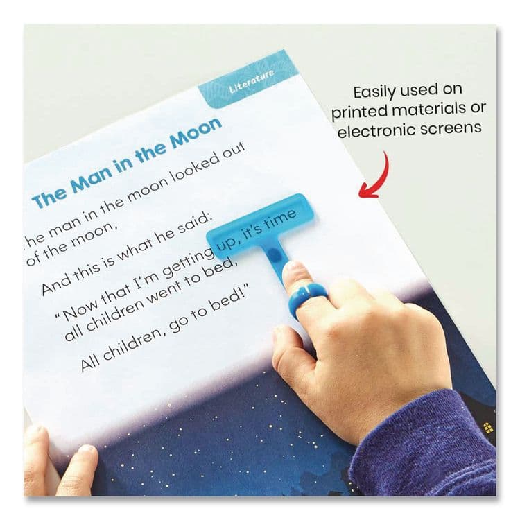 LEARNING RESOURCES FingerFocus Highlighter, Grades Pre-K to 5, 30 Pieces (HDM91496) thumbnail 3