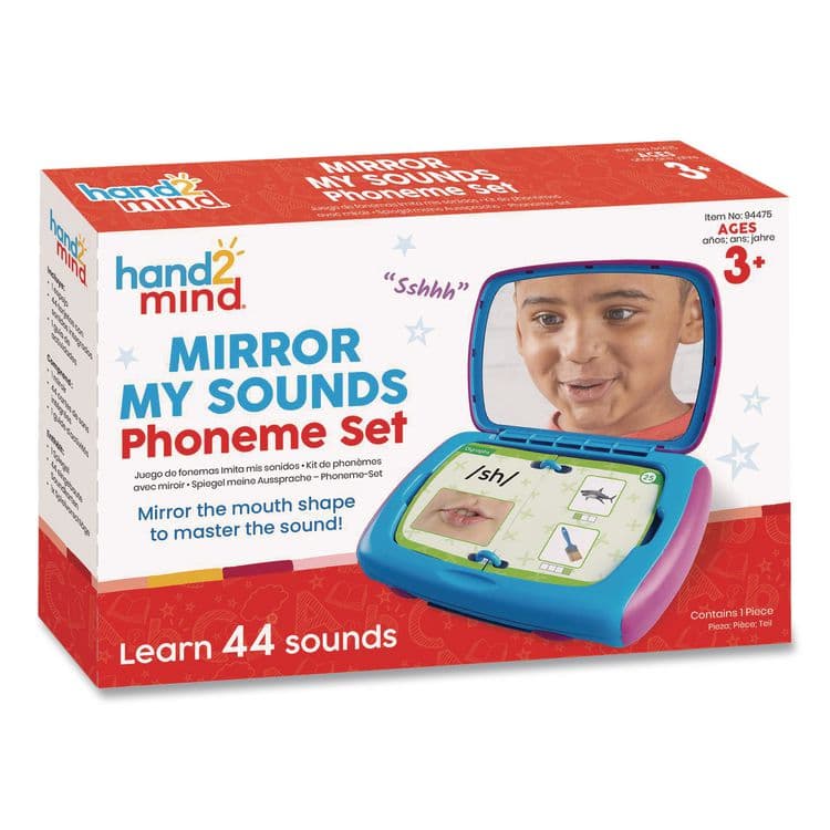 LEARNING RESOURCES Mirror My Sounds Phoneme Set, Grades Pre-K to 9 (HDM94475)