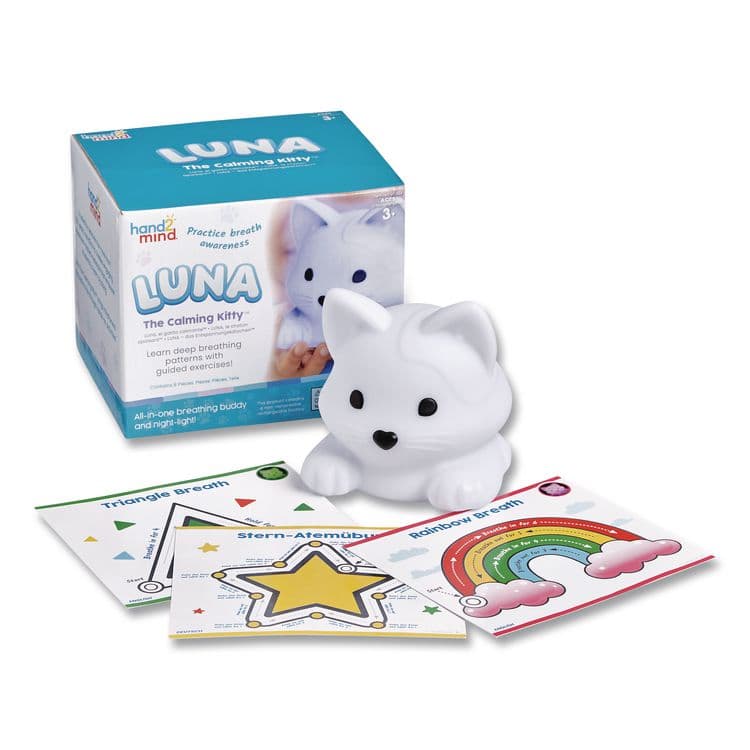 LEARNING RESOURCES Luna the Calming Kitty, Ages 3 and Up, White (HDM95384) thumbnail 3