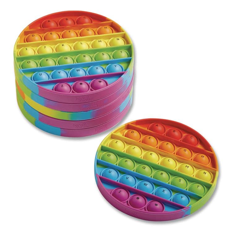 LEARNING RESOURCES Alphabet Sensory Bubble Poppers, Pre-K to K, 6 Pieces (HDM95429) thumbnail 4