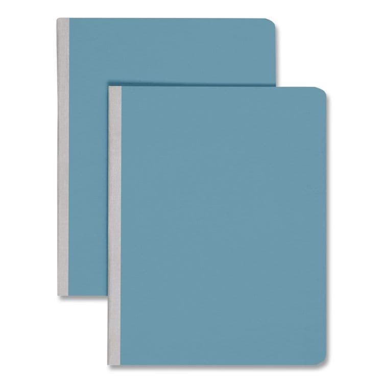 SMEAD MANUFACTURING CO. Prong Fastener Premium Pressboard Report Cover, Two-Piece Prong Fastener, 3" Capacity, 8.5 x 11, Blue/Blue (SMD81052)