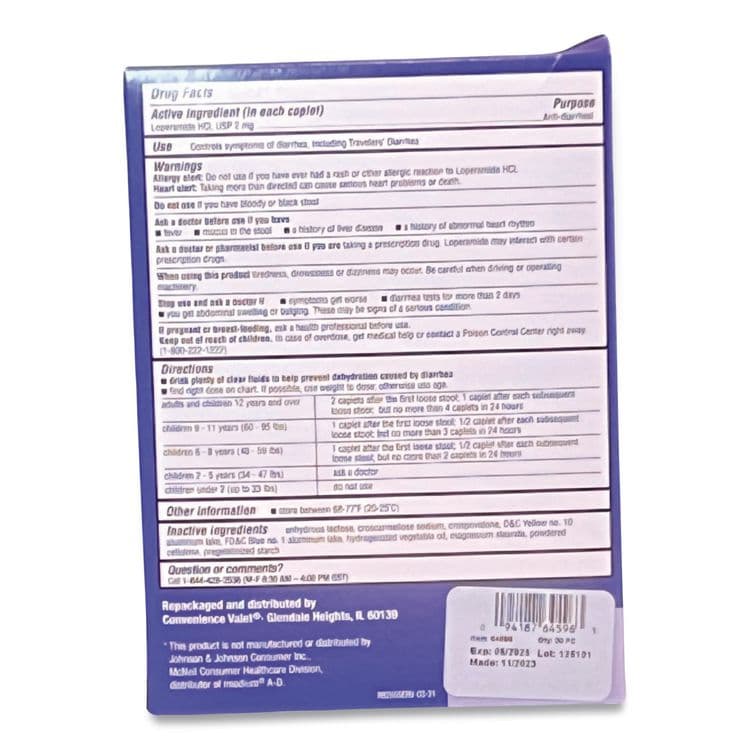 LIL DRUGSTORE PRODUCTS Anti-Diarrheal Relief, 30/Box (LIL64596) thumbnail 3
