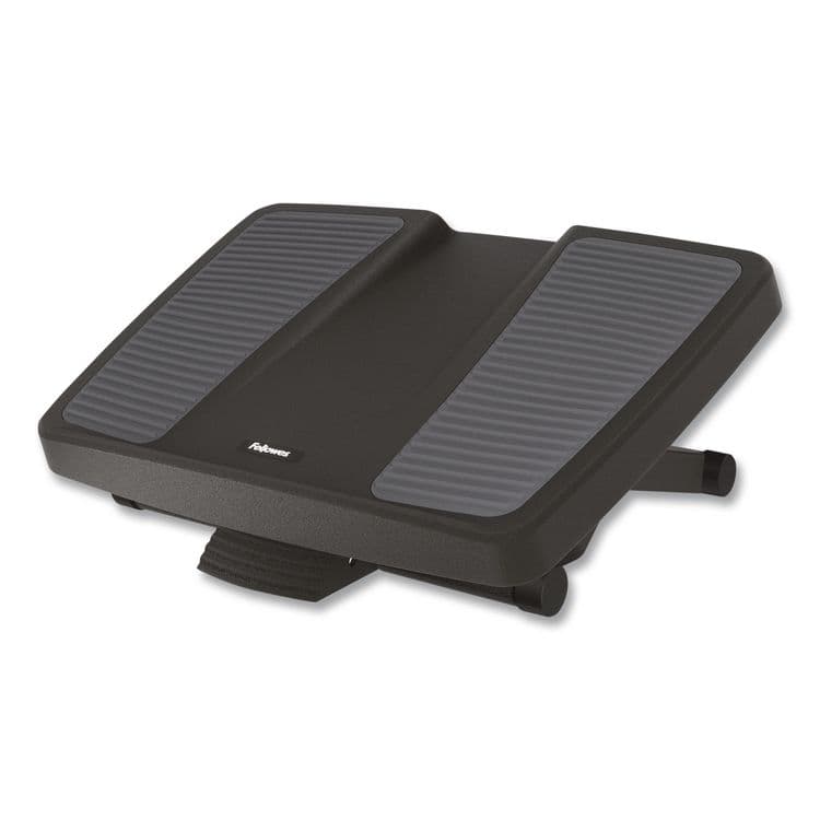 FELLOWES MFG. CO. Ultimate Foot Support, HPS, 17.75w x 13.25d x 4 to 6.5h, Black/Gray (FEL8067001)