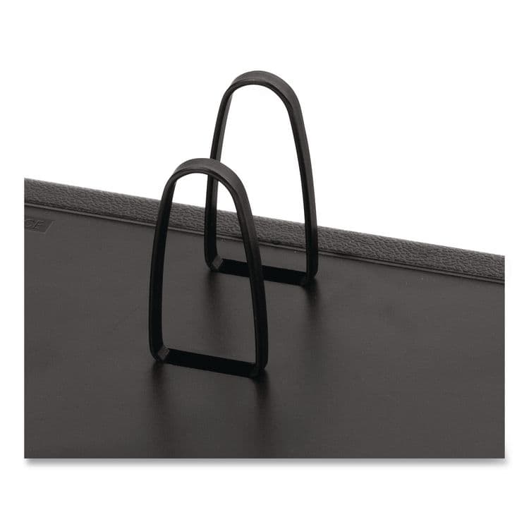 AT-A-GLANCE Desk Calendar Base for Loose-Leaf Refill, 2 Rings, 3" x 3.75", Black (AAGE1900) thumbnail 2