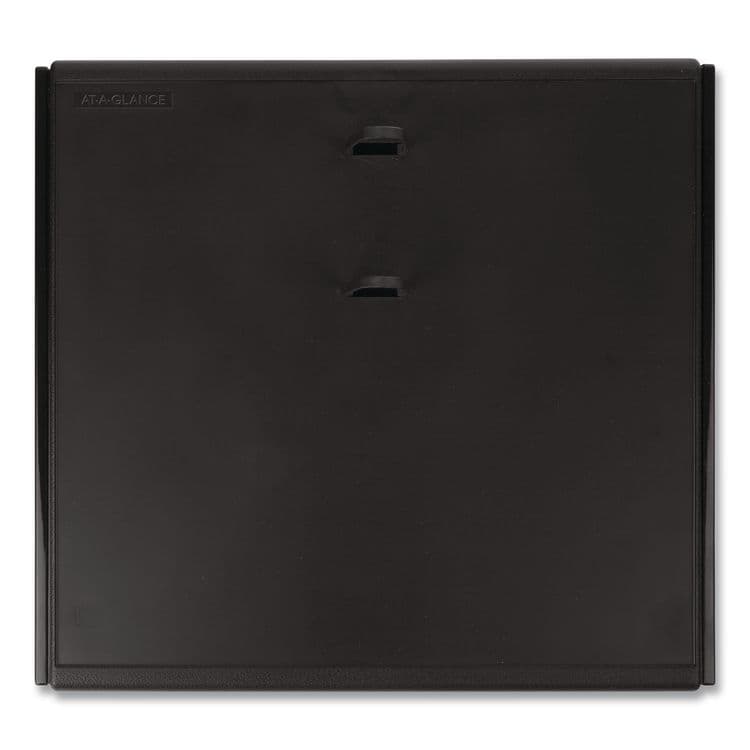 AT-A-GLANCE Desk Calendar Base for Loose-Leaf Refill, 2 Rings, 4.5" x 8", Black (AAGE2100)