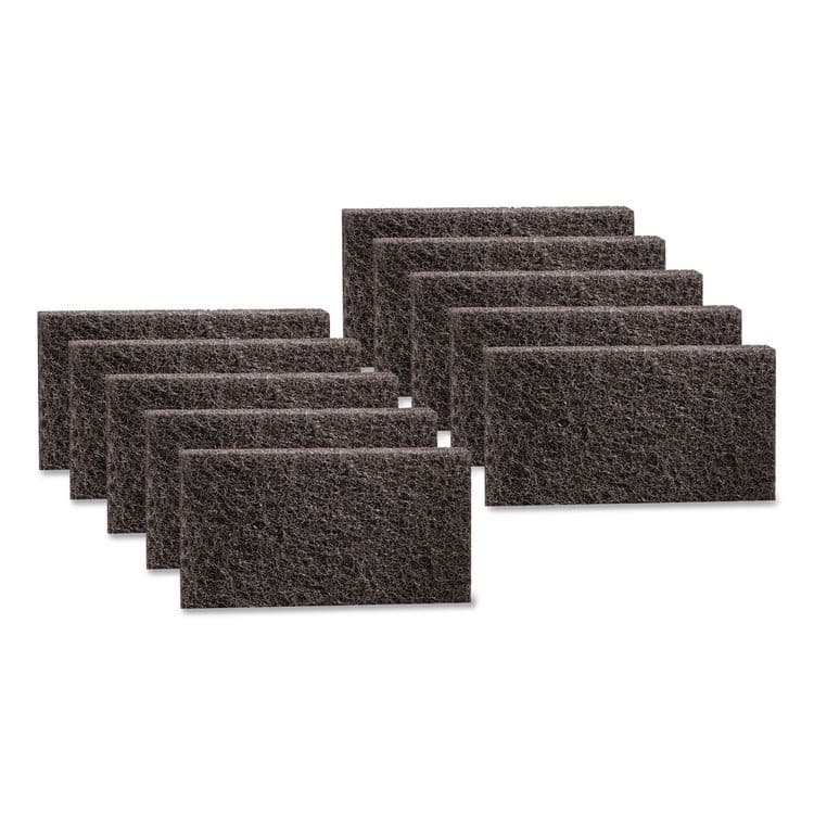 3M/COMMERCIAL TAPE DIV. Doodlebug Hi-Pro Utility Pad, 4.62 x 10, Black, 10/Box (MMM8550PK)