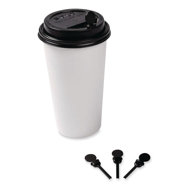 AMERCAREROYAL Beverage Plugs, 2", Black, 2,000/Carton (RPPCPLUGBK) thumbnail 4