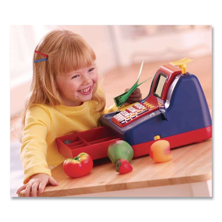 LEARNING RESOURCES Teaching Cash Register, Pre-K to K, 73 Pieces (LRNLER2690) thumbnail 2