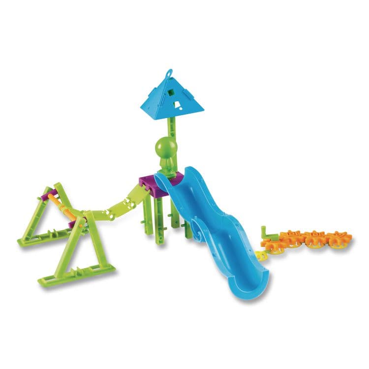 LEARNING RESOURCES Playground Engineering and Design Building Set, Grades Pre-K to 1, 104 Pieces (LRNLER2842) thumbnail 2