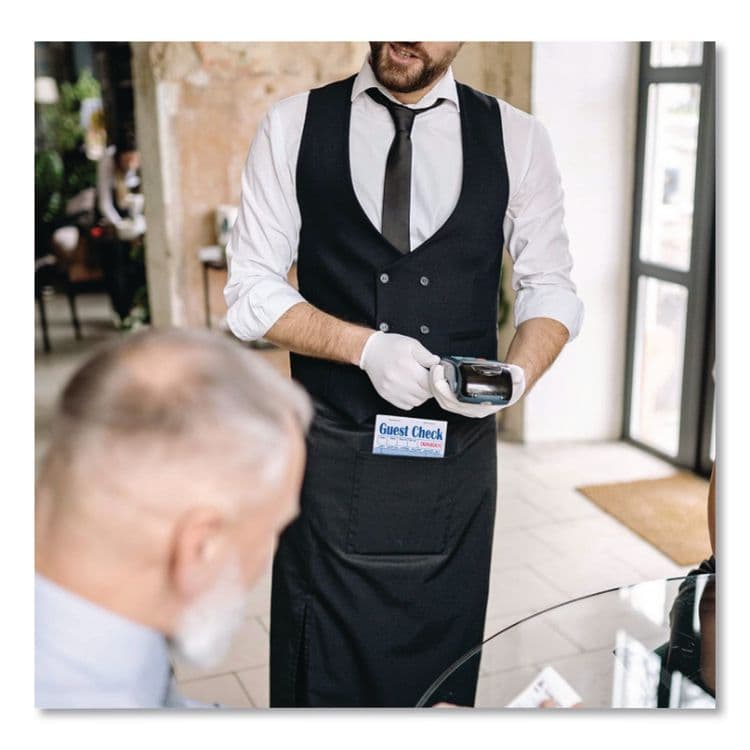 AMERCAREROYAL Guest Check Pad with Ruled Back, 15 Lines, One-Part (No Copies), 3.5 x 6.7, 50 Forms/Pad, 50 Pads/Carton (RPPGC36321) thumbnail 3